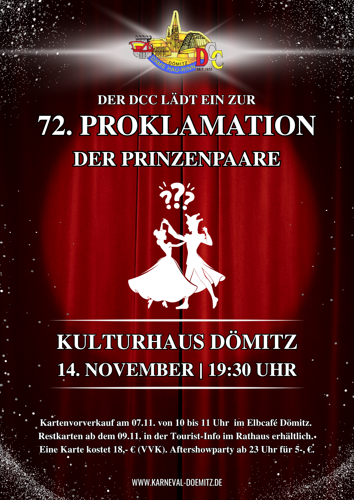 Einladung zur 72. Proklamation